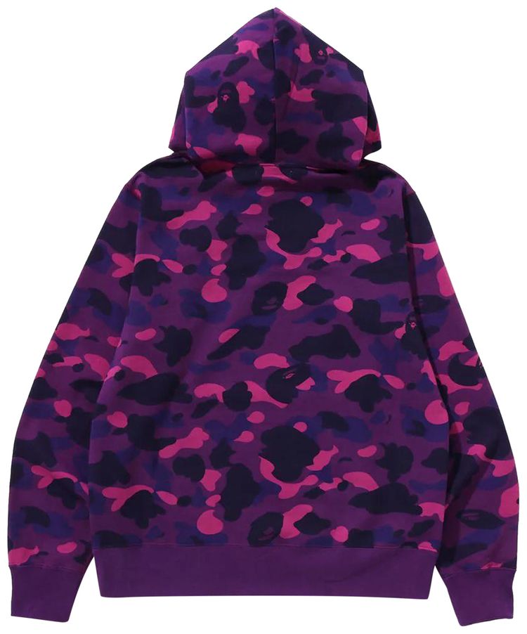 BAPE Color Camo Pullover Hoodie Purple