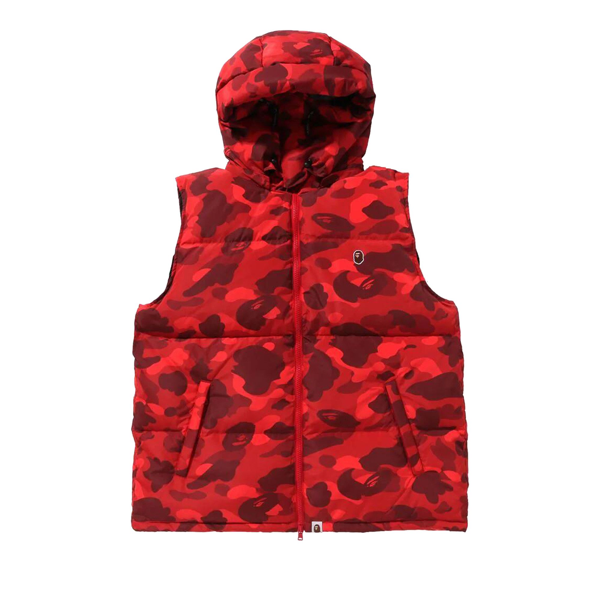 Buy BAPE Color Camo Down Vest 'Red' - 1K80 144 005 RED | GOAT CA