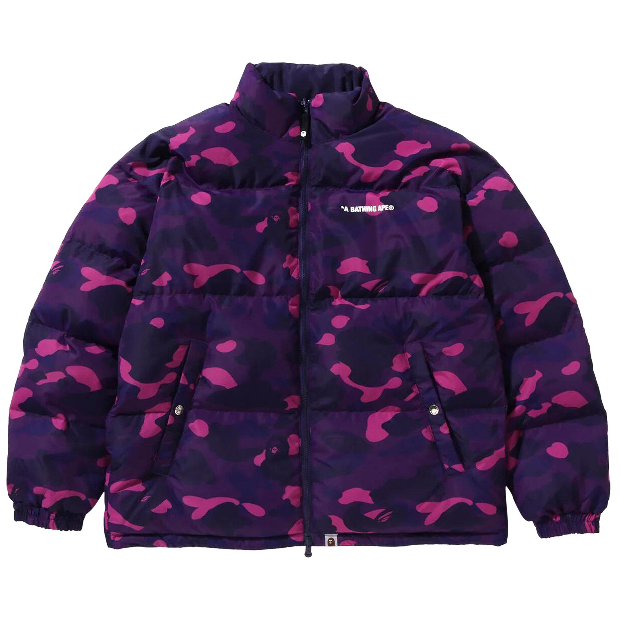 Buy BAPE Color Camo Reversible Down Jacket 'Purple' - 1K80 144 007