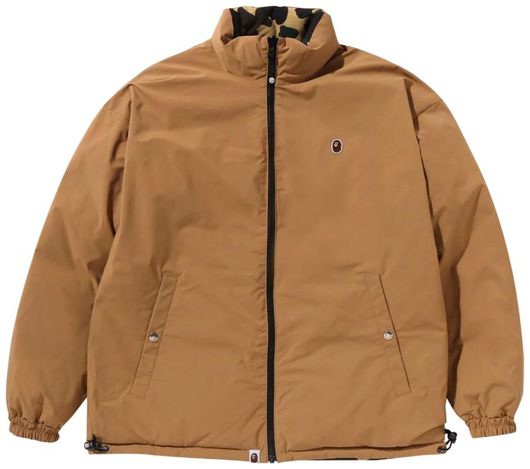 BAPE 1st Camo Reversible Down Jacket Yellow