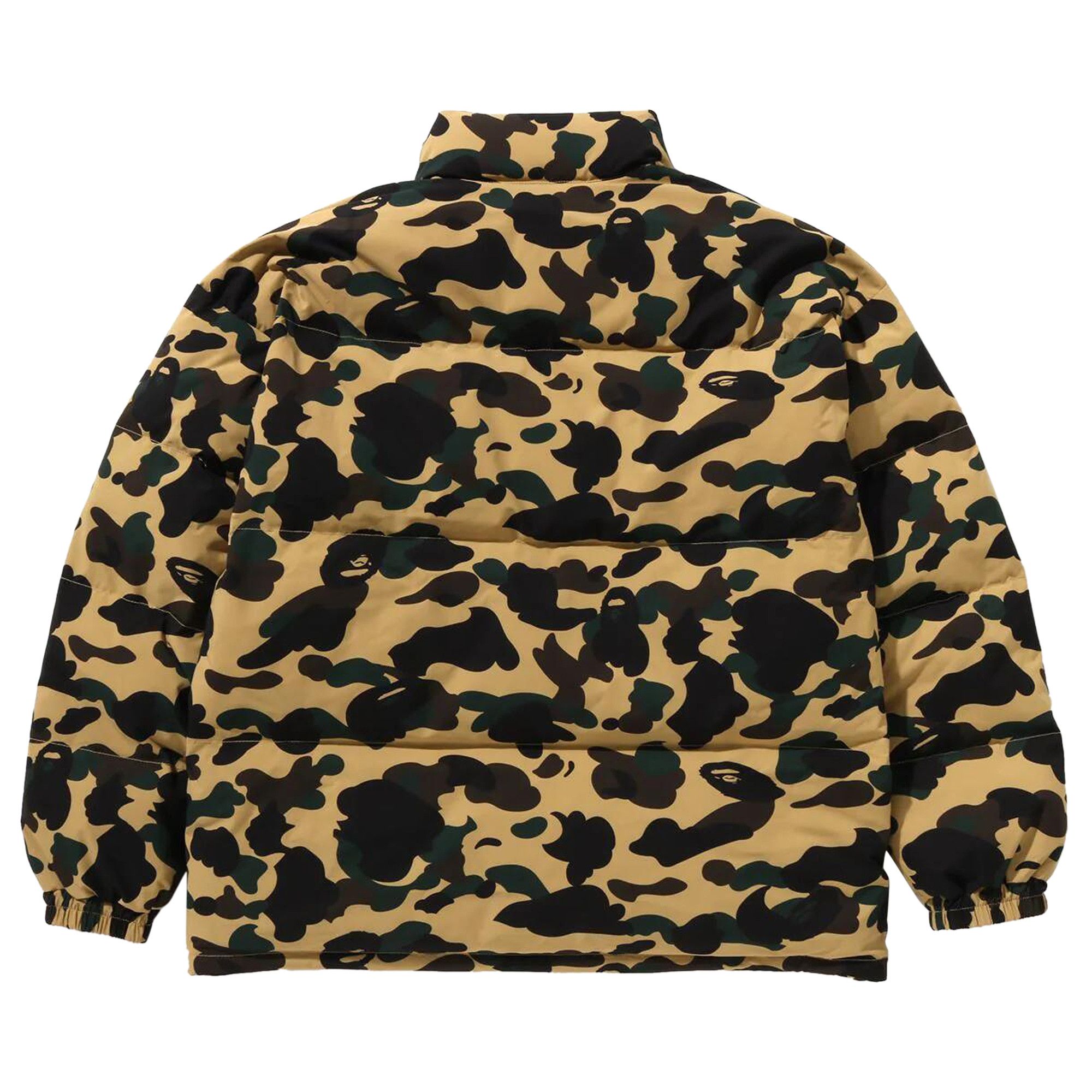 Buy BAPE 1st Camo Reversible Down Jacket 'Yellow' - 1K80 144