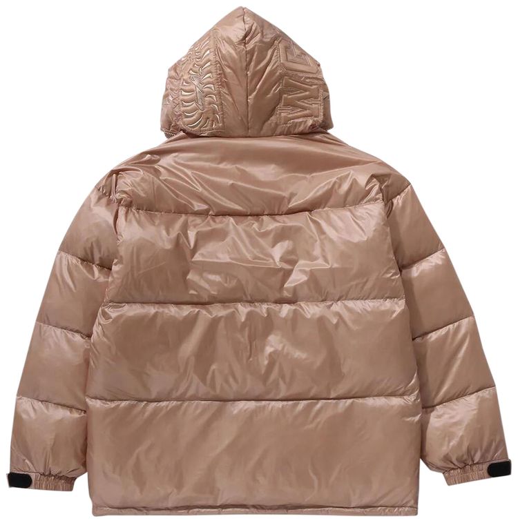BAPE Shark Relaxed Fit Down Jacket Beige