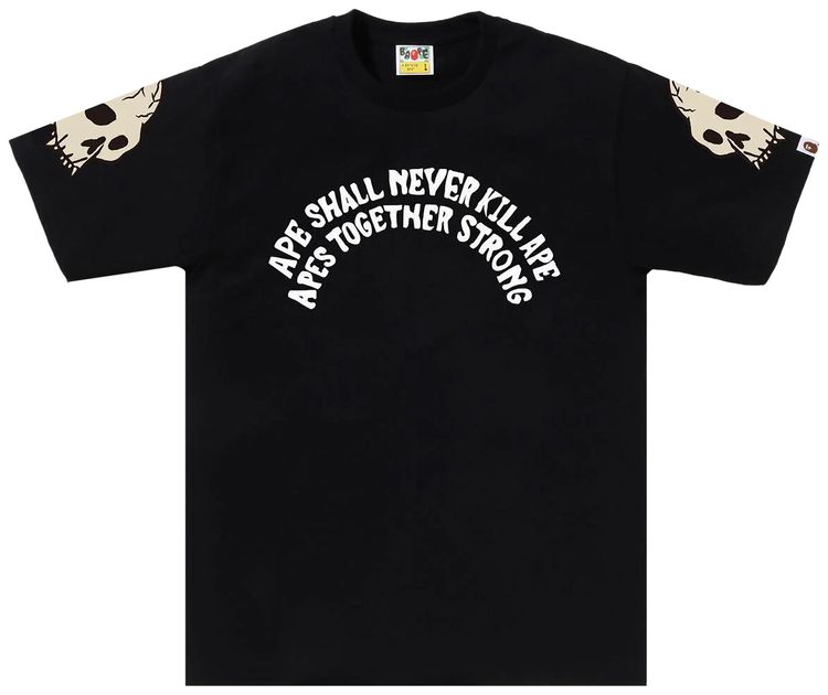 BAPE Souvenir Skull Tee Black