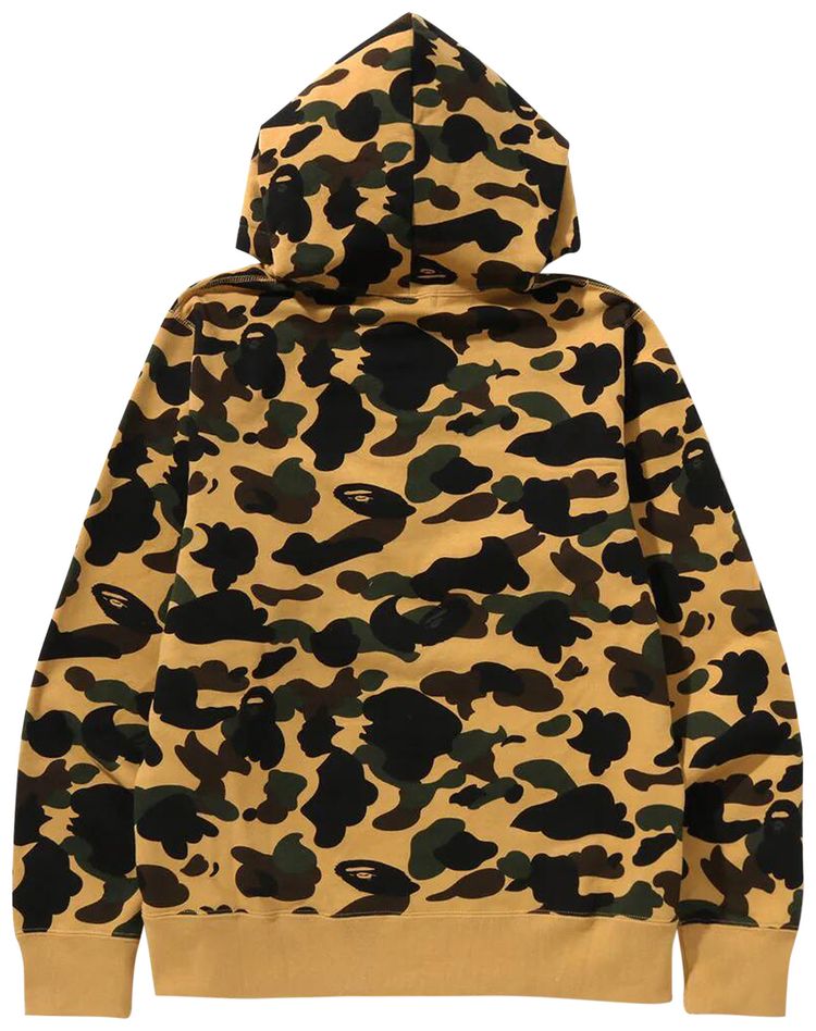 BAPE 1st Camo Pullover Hoodie Yellow