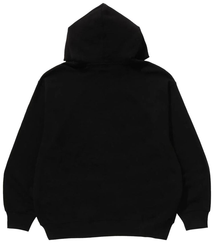 BAPE One Point Relaxed Fit Full Zip Hoodie Black