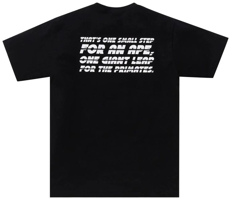 BAPE Space Ape Tee Black