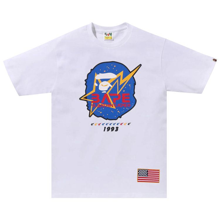 BAPE Space Ape Head Tee White