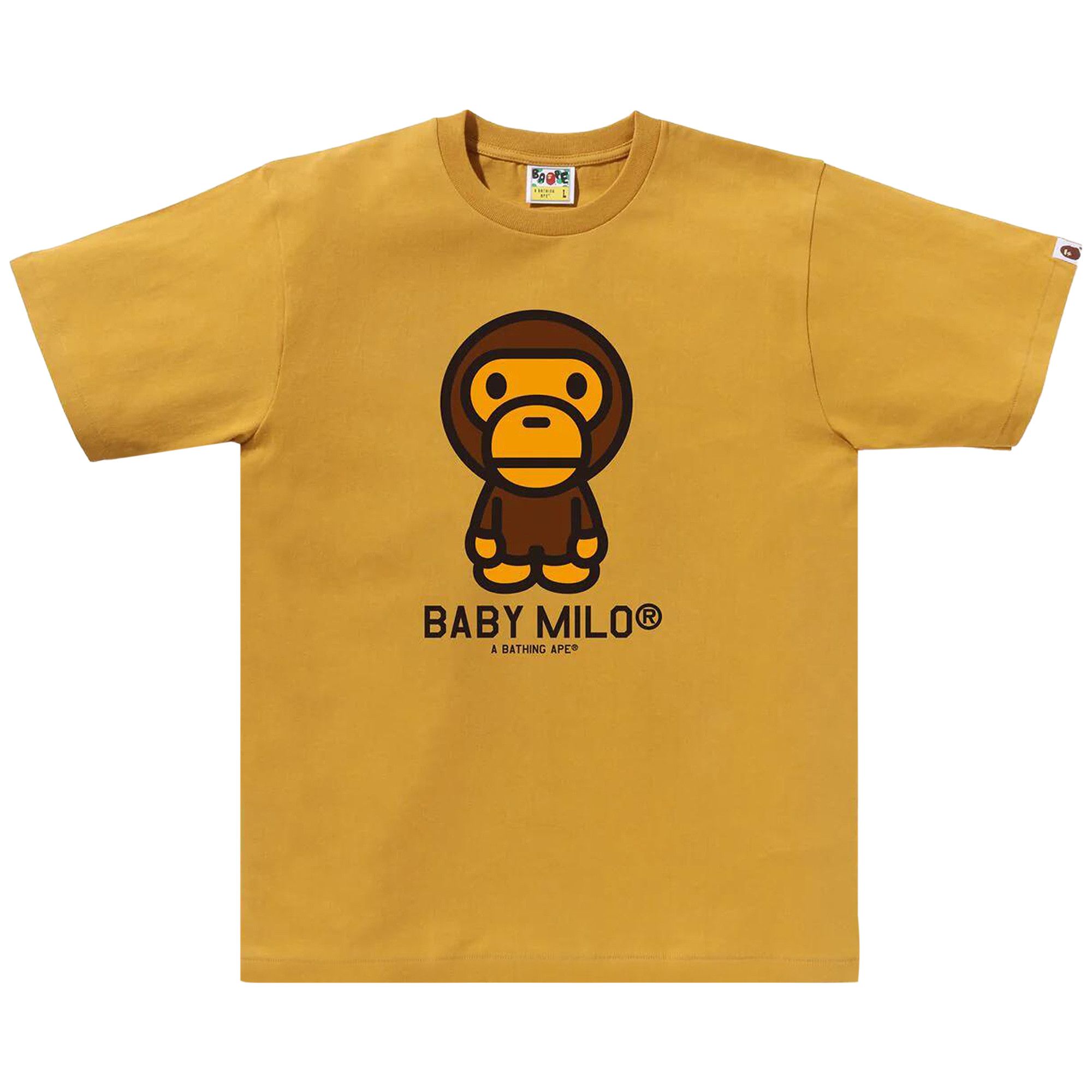 Buy BAPE Baby Milo Tee 'Yellow' - 2K80 110 001 YELLOW | GOAT