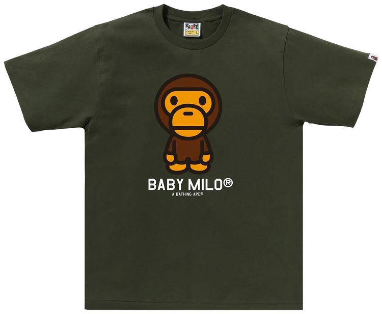 BAPE Baby Milo Tee Olive Drab