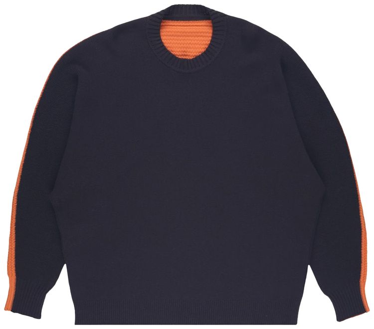 Homme Plisse Issey Miyake Drawing Knit Sweater Brown