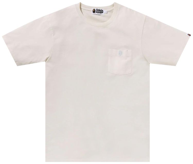 BAPE Gaement Dye One Point Pocket Tee Ivory