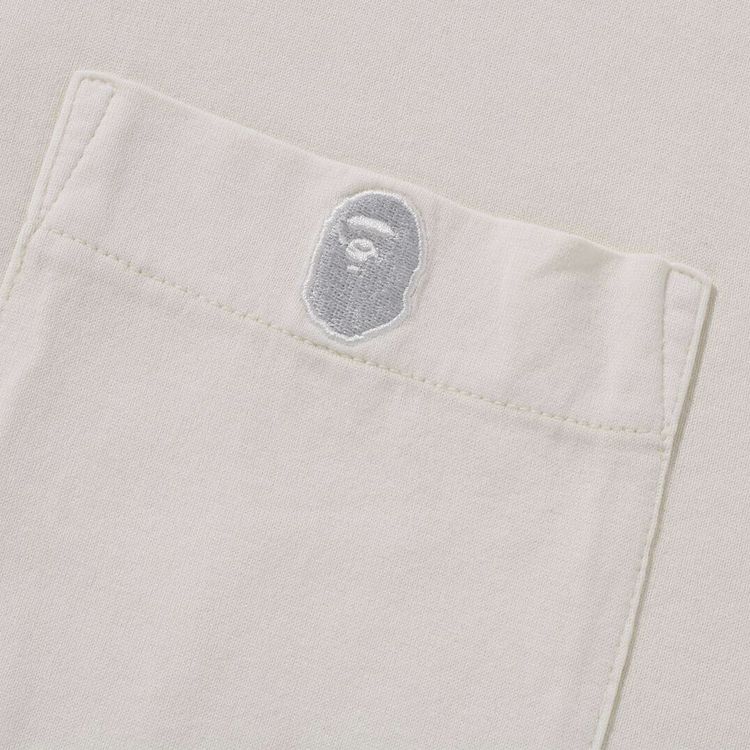 BAPE Gaement Dye One Point Pocket Tee Ivory