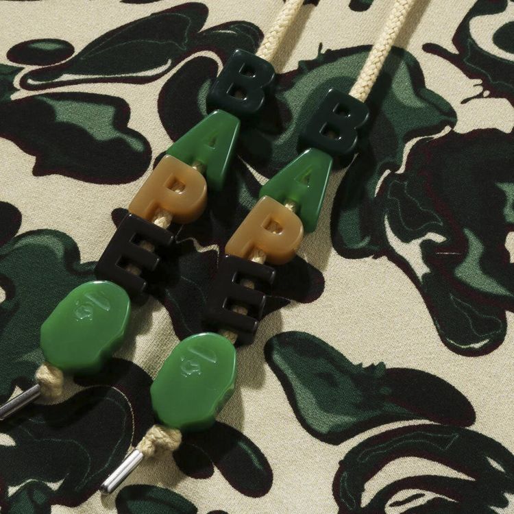 BAPE Marbling Camo Relaxed Fit Pullover Hoodie Green