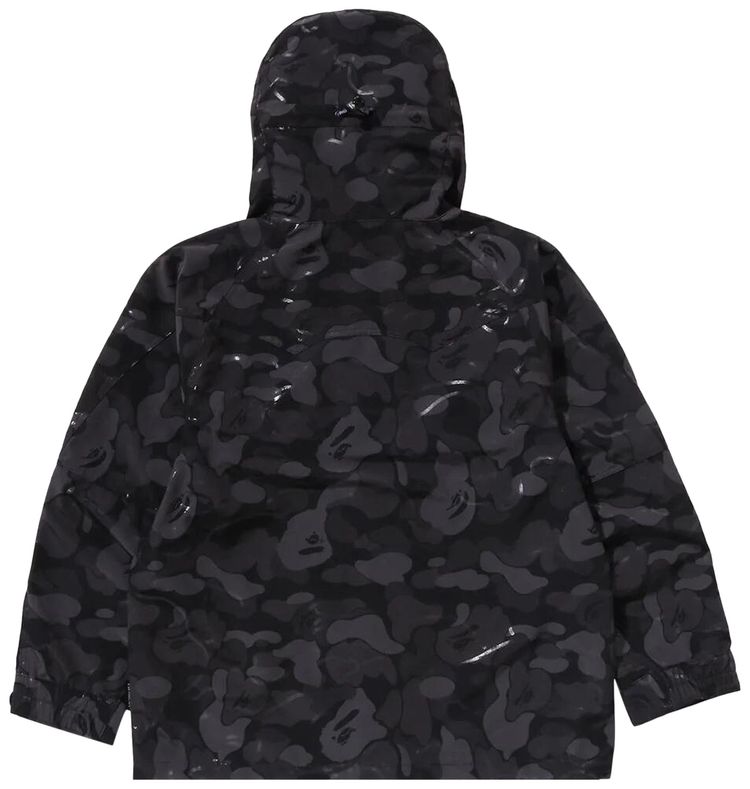 BAPE Laminated Camo Snowboard Jacket Black