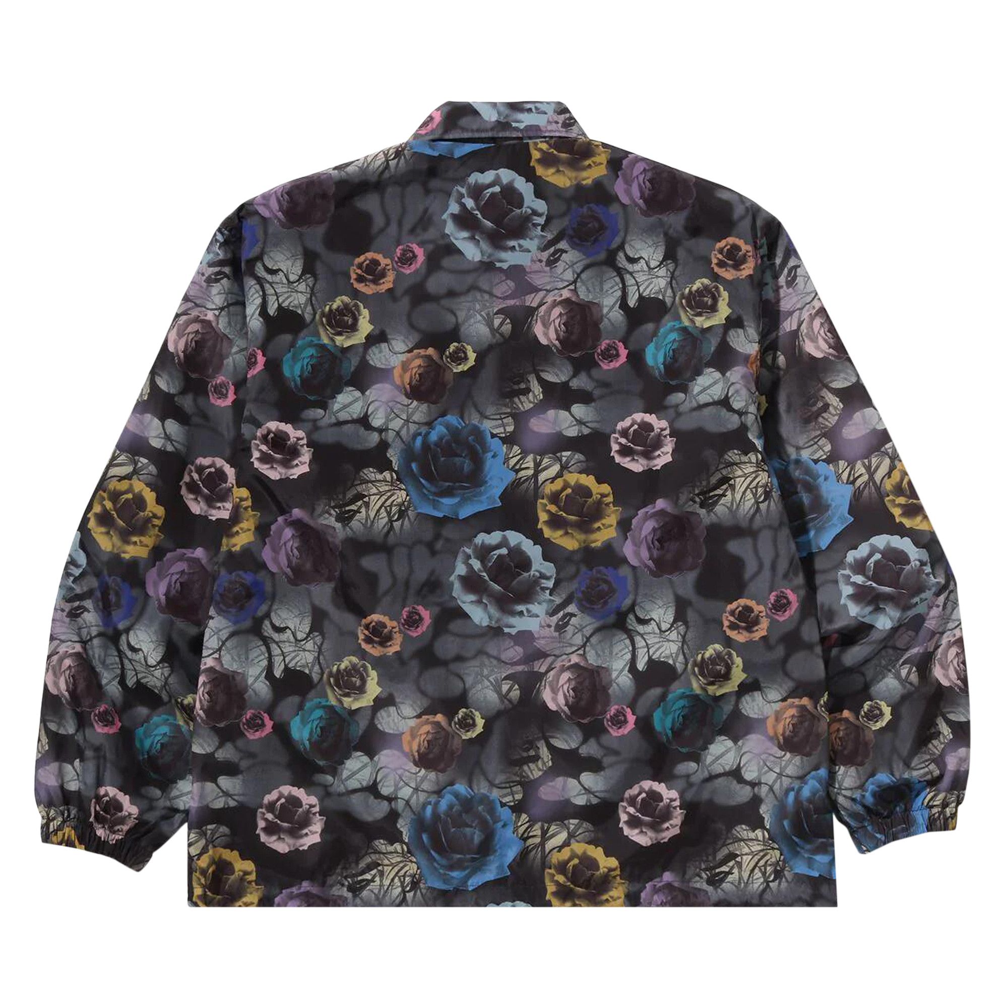 Buy BAPE Floral Camo Bathing Ape Logo Nylon Coach Jacket 'Black