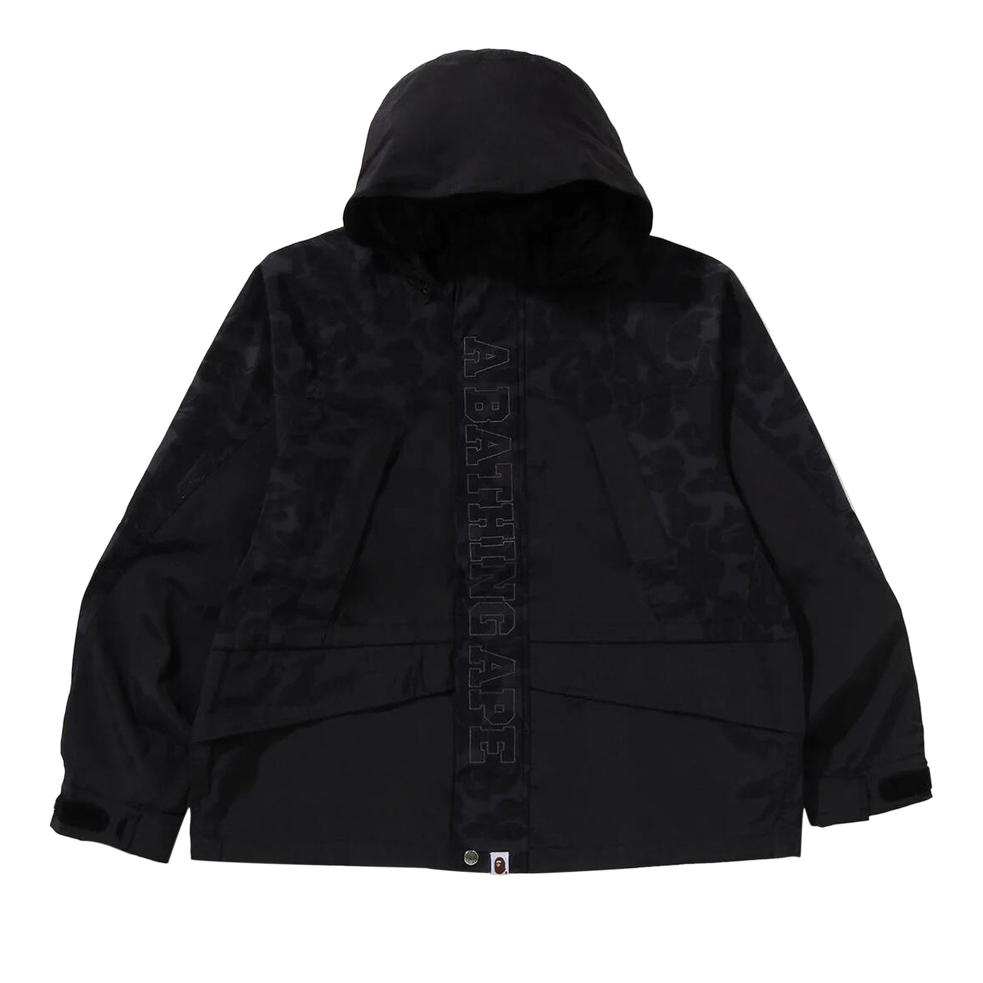 Buy BAPE Camo Panel Snowboard Jacket 'Black' - 1K80 140 324 BLACK