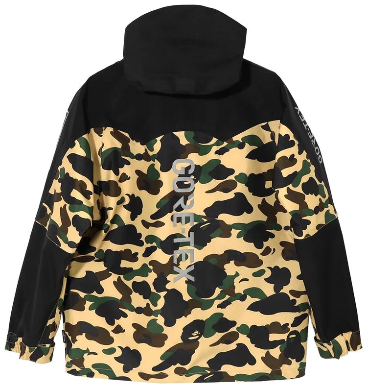 BAPE GORE TEX 1st Camo Snowboard Jacket Yellow