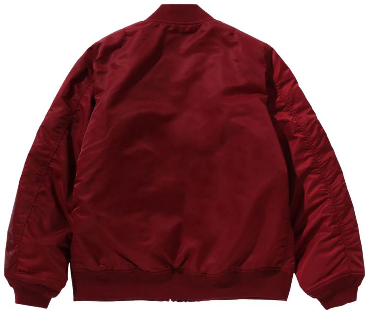 BAPE Shark MA 1 Burgundy