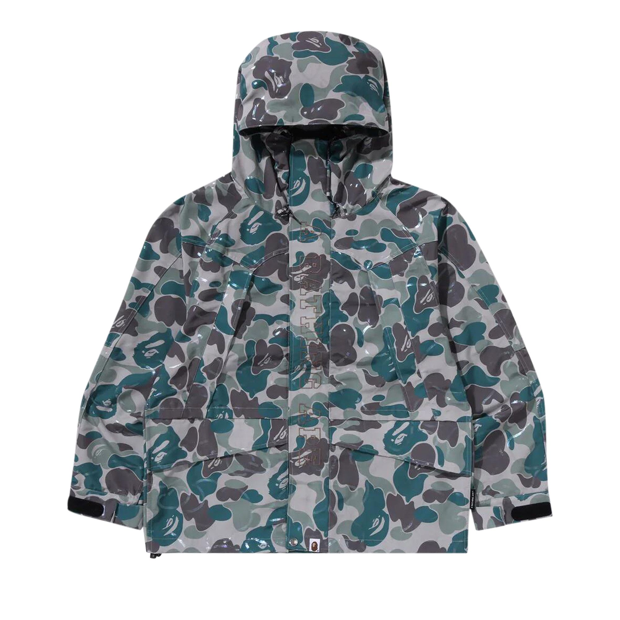 Buy BAPE Laminated Camo Snowboard Jacket 'Beige' - 1K80 140 Buy BAPE Laminated Camo Snowboard Jacket 'Beige' - 1K80 140