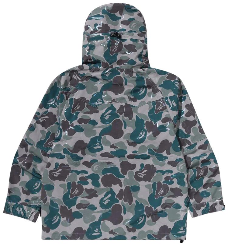 BAPE Laminated Camo Snowboard Jacket Beige