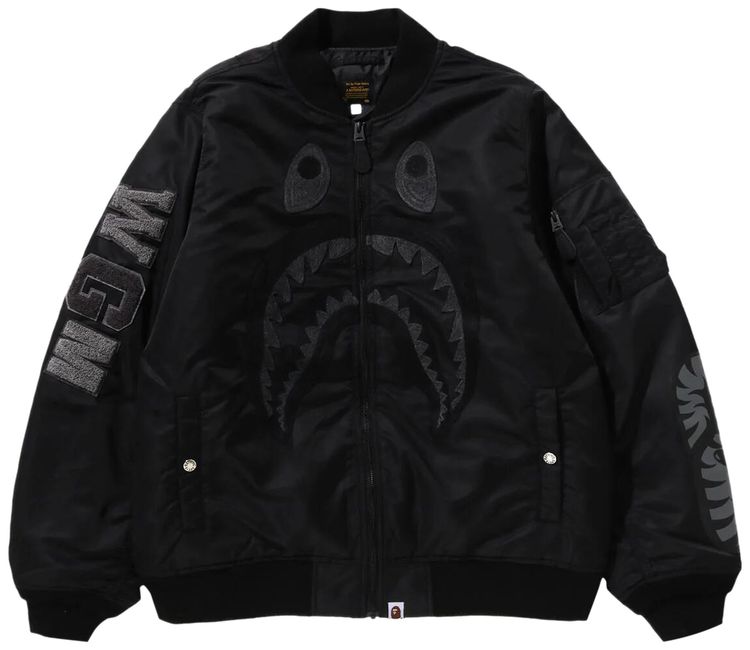 BAPE Shark MA 1 Black