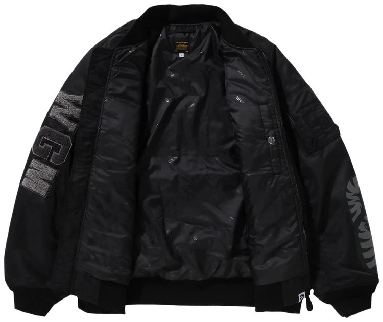 BAPE Shark MA 1 Black