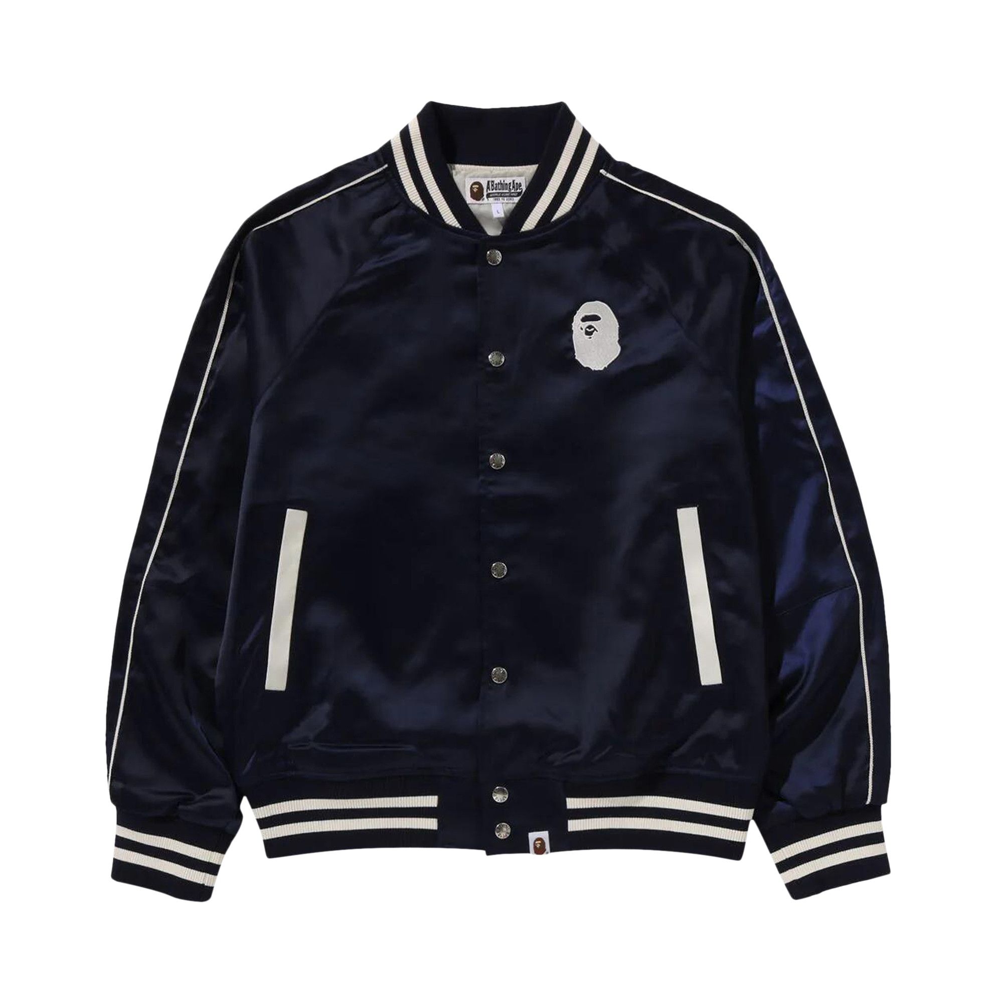 A Bathing Ape ネイビー ナイロンジャケット L A Bathing Ape ネイビー ナイロンジャケット L A BATHING APE