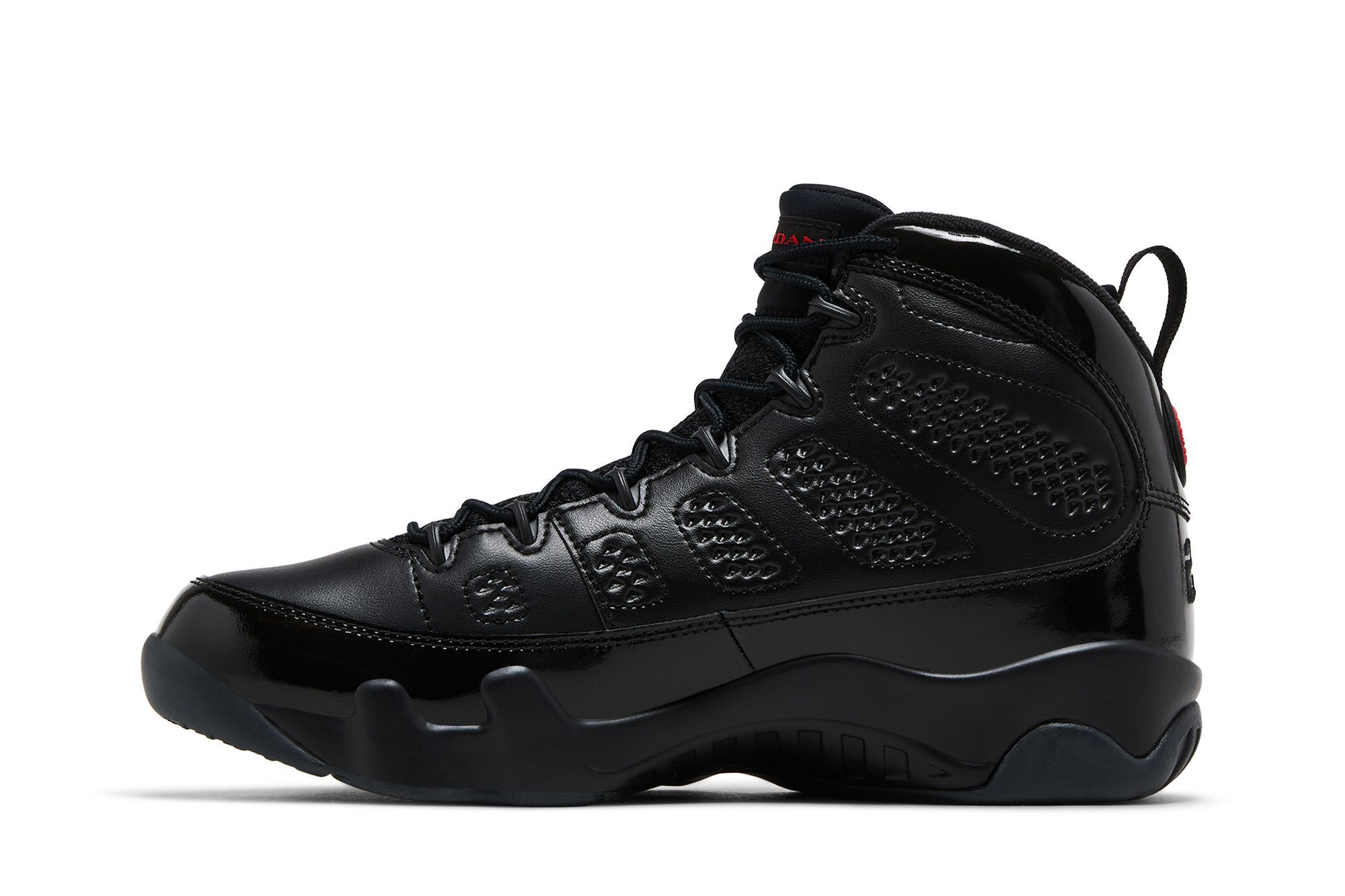 Black and red jordan 9 sales