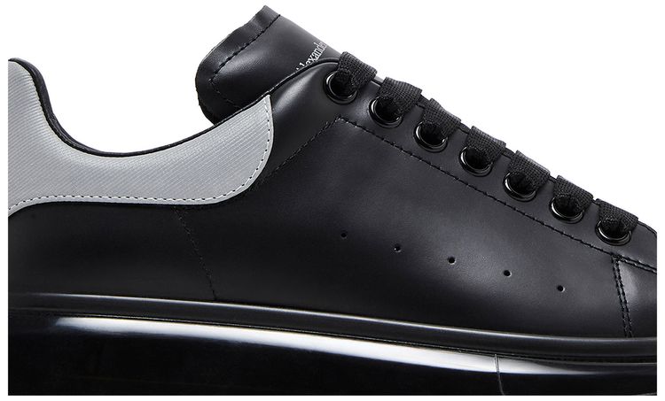 Alexander McQueen Oversized Sneaker Clear Sole   Black Grey
