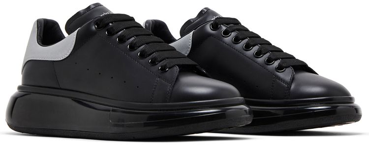 Alexander McQueen Oversized Sneaker Clear Sole   Black Grey