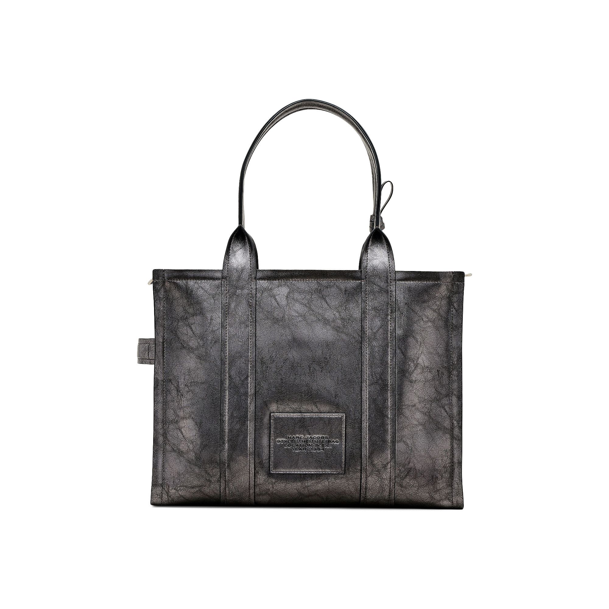 Buy Marc Jacobs The Large Metallic Distressed Leather Tote