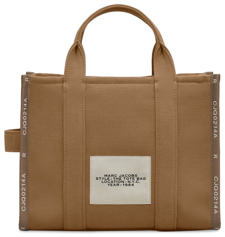 Marc Jacobs The Medium Jacquard Tote Bag Camel