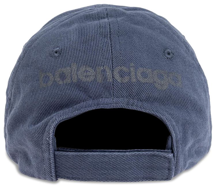 Balenciaga 3B Stencil Cap Washed Blue