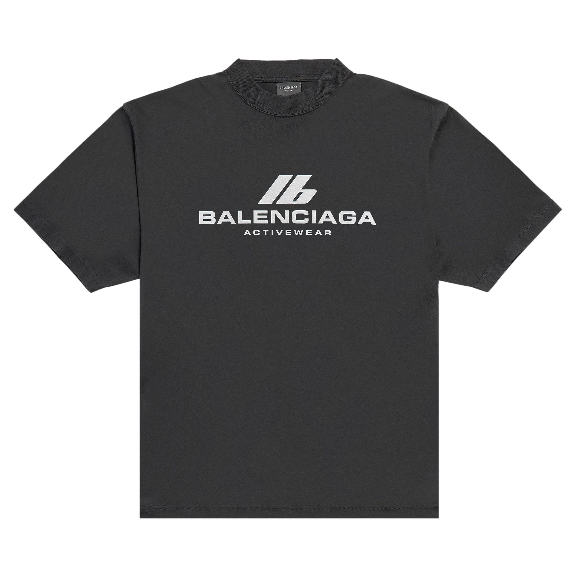 Buy Balenciaga Activewear T-Shirt 'Faded Black' - 764235 TQVT9