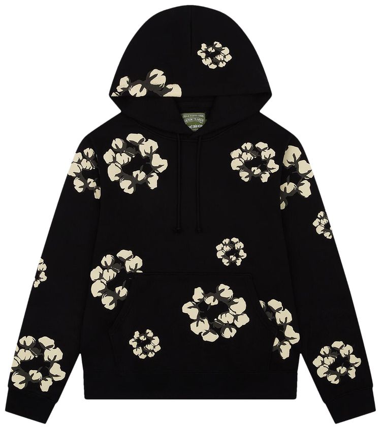 Denim Tears x Cactus Plant Flea Market Cactus Tears Wreath Hoodie Black