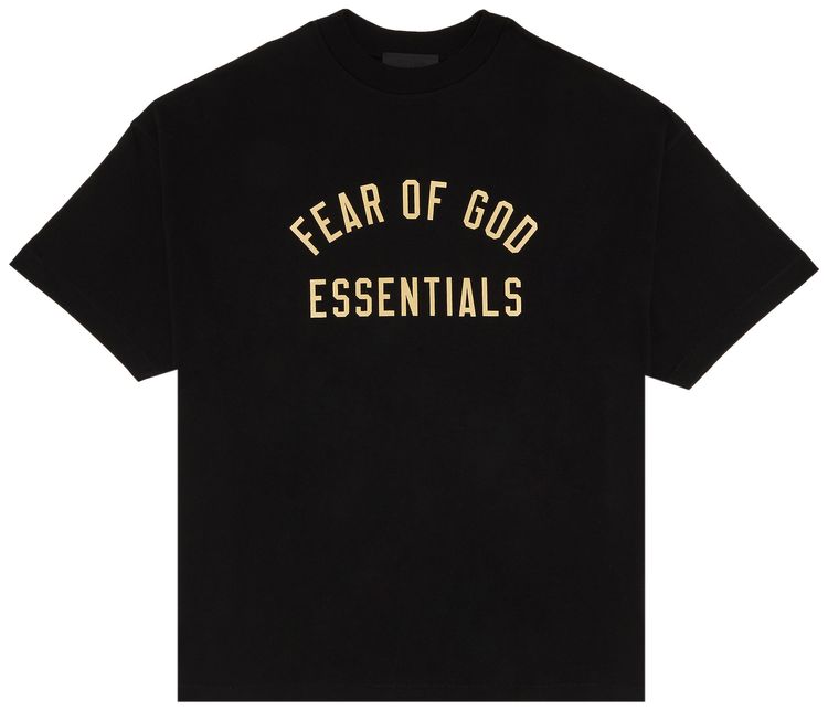 Fear of God Essentials Jersey Crewneck Tee Black
