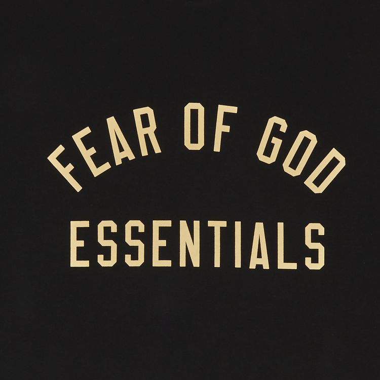 Fear of God Essentials Jersey Crewneck Tee Black
