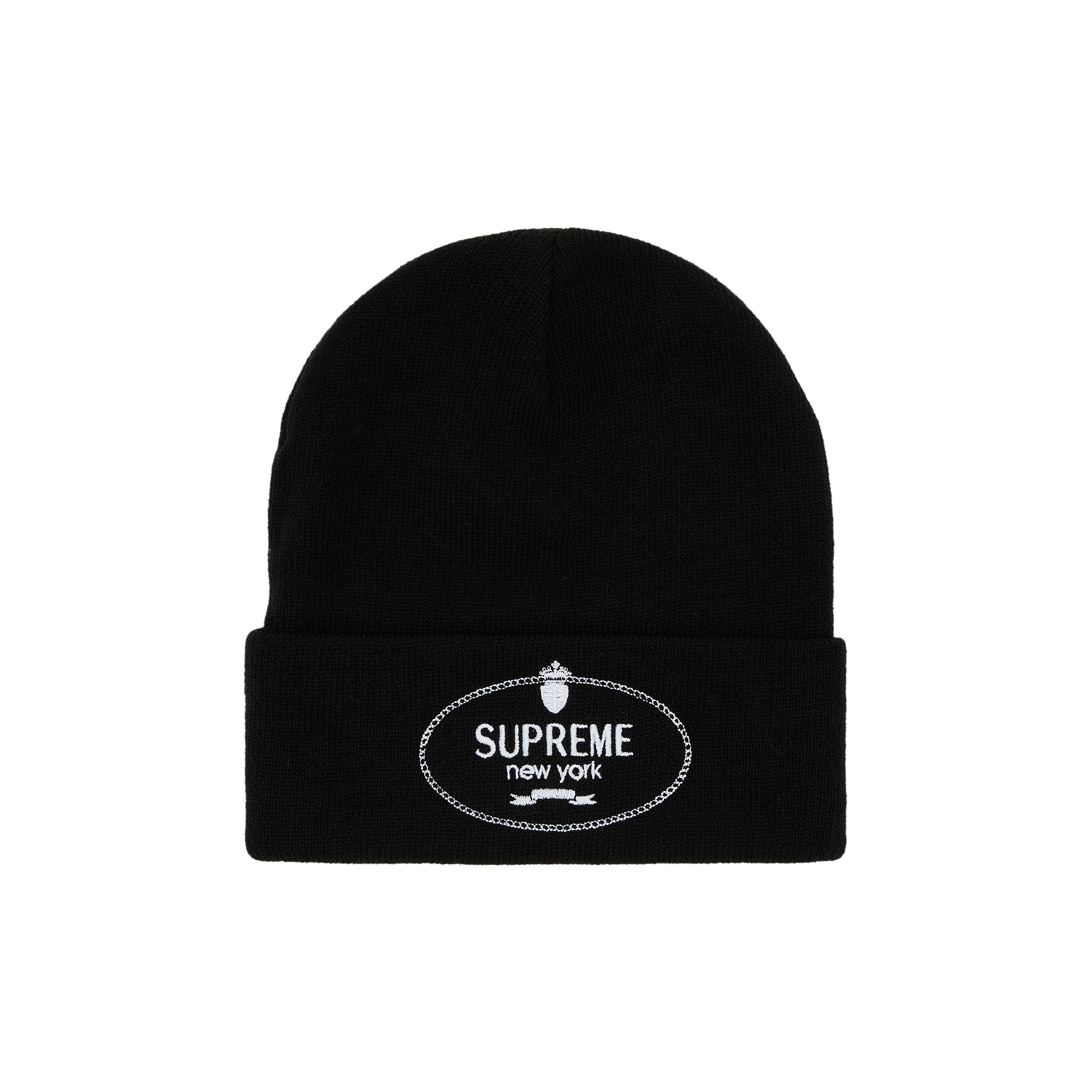 Supreme Crest Beanie 'Black'