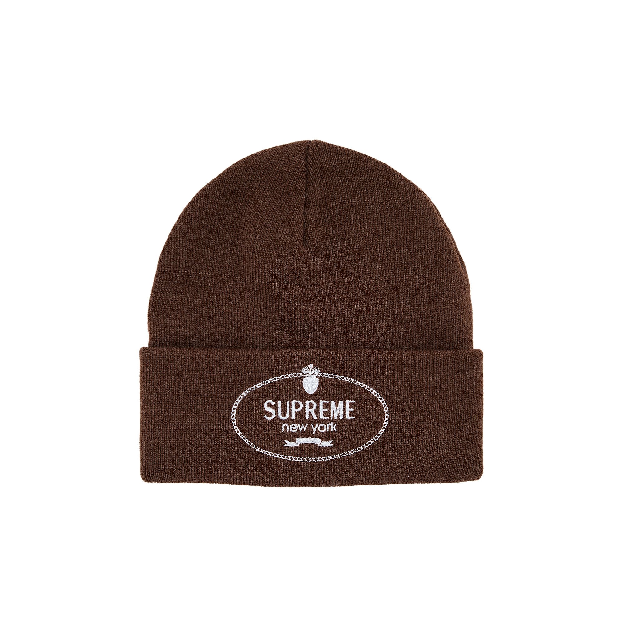 Buy Supreme Crest Beanie 'Brown' - FW24BN82 BROWN | GOAT