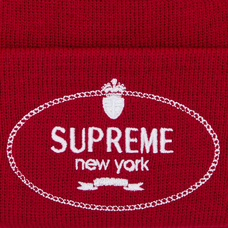 Supreme Crest Beanie Red