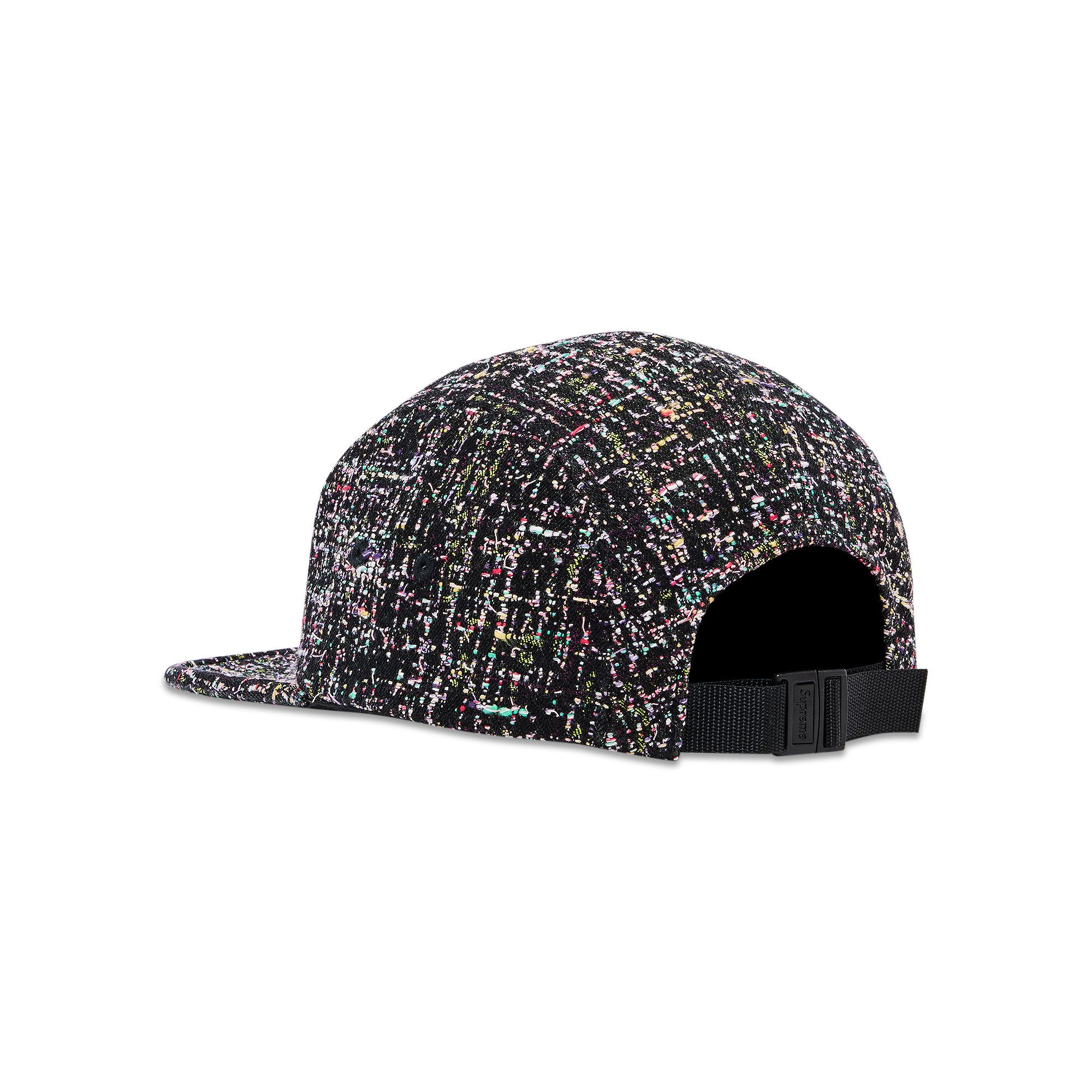 Supreme Denim Boucle Camp Cap Black