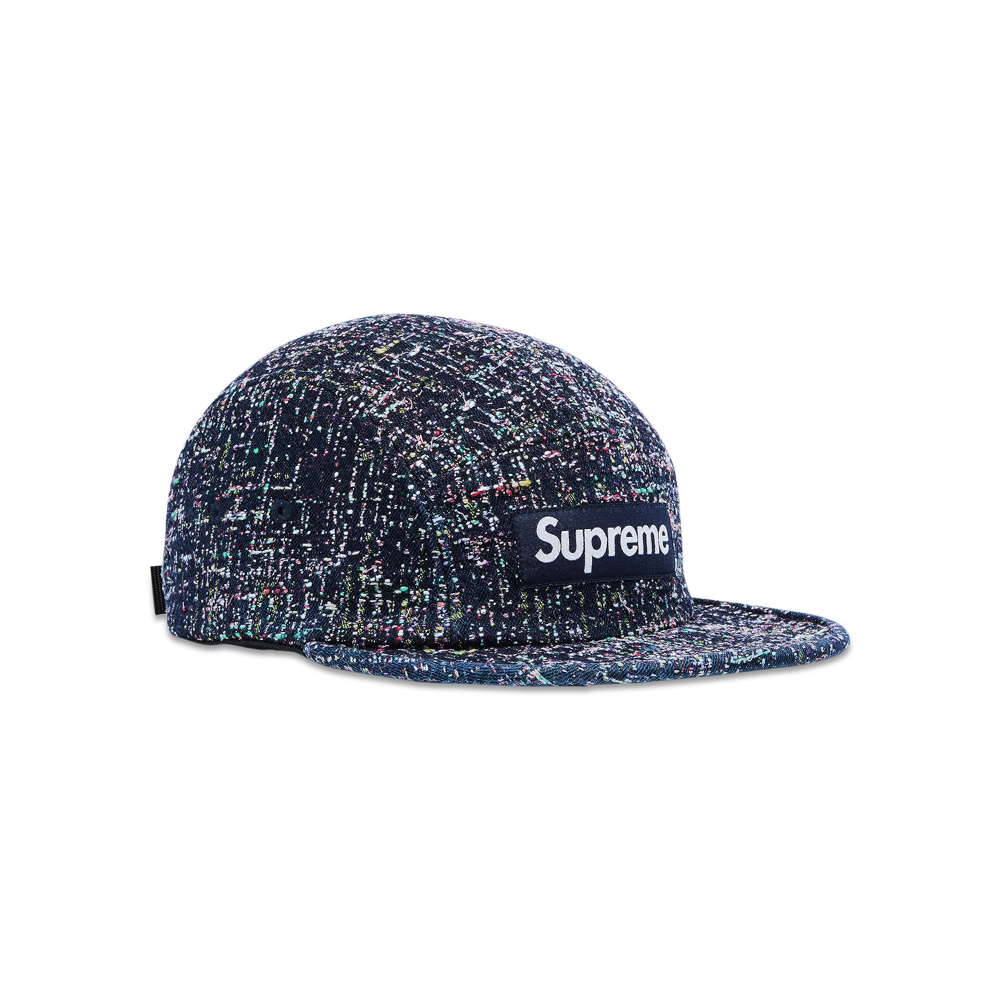Buy Supreme Denim Bouclé Camp Cap 'Indigo' - FW24H84 INDIGO | GOAT