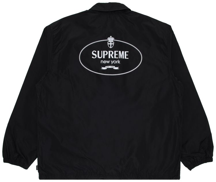 Supreme Crest Coaches Jacket Black