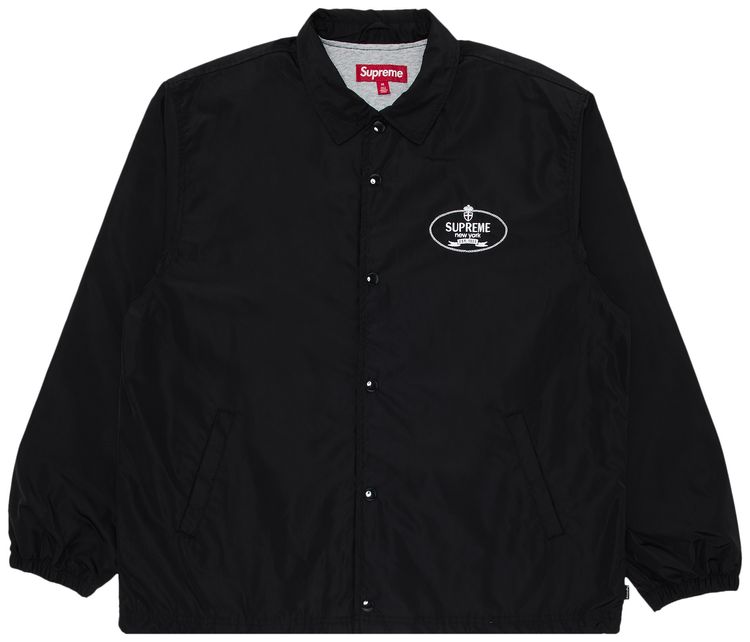 Supreme Crest Coaches Jacket Black