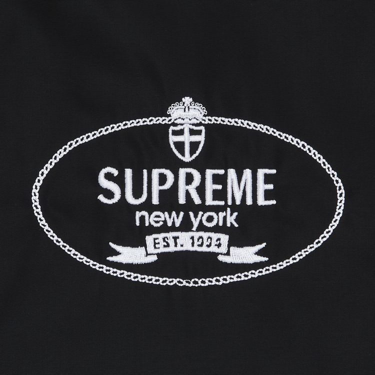 Supreme Crest Coaches Jacket Black