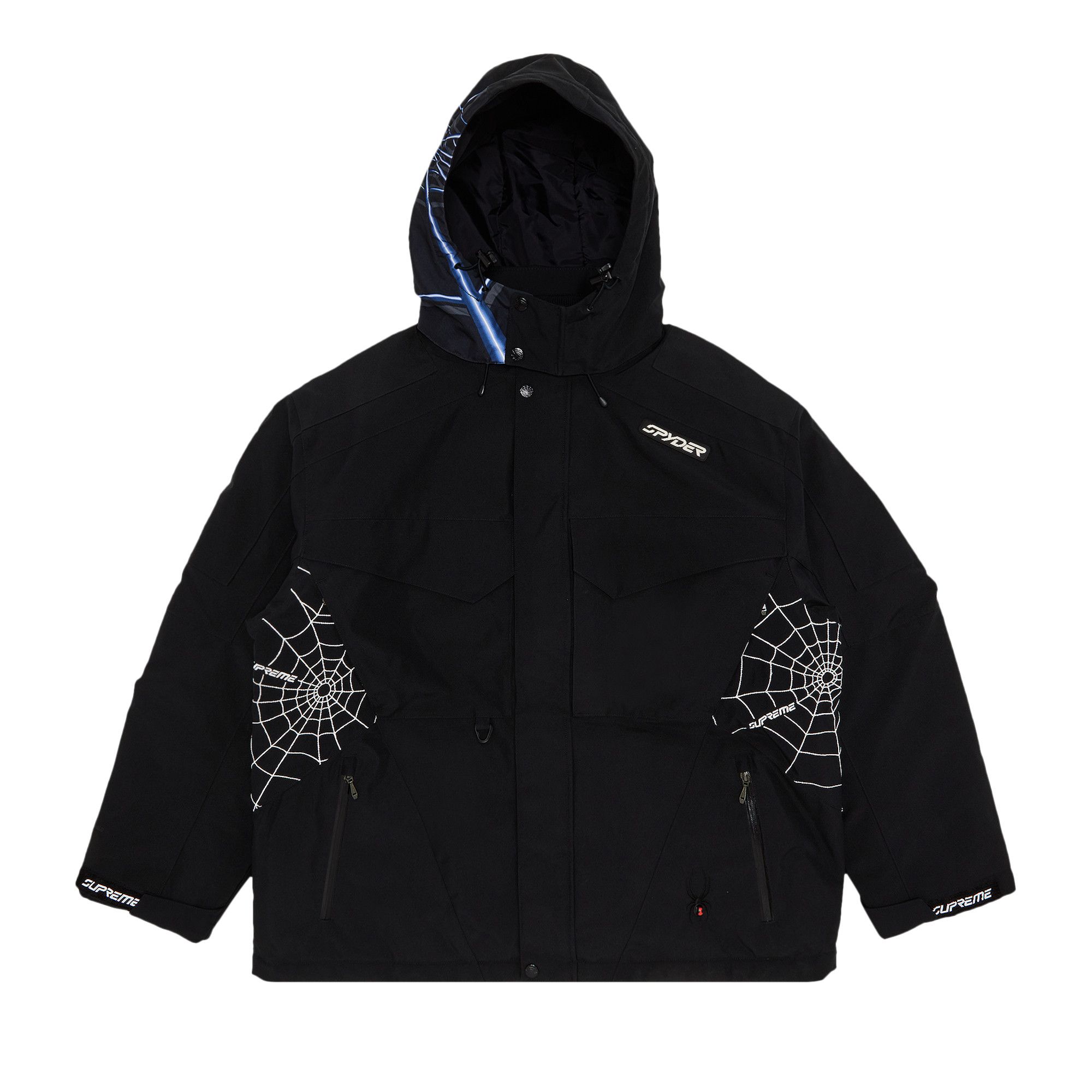 2024年春の Supreme Buy x FW24J49 - 'Black' Jacket Technical Spyder パーカー