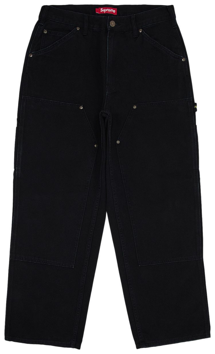 Supreme Double Knee Painter Pant Black