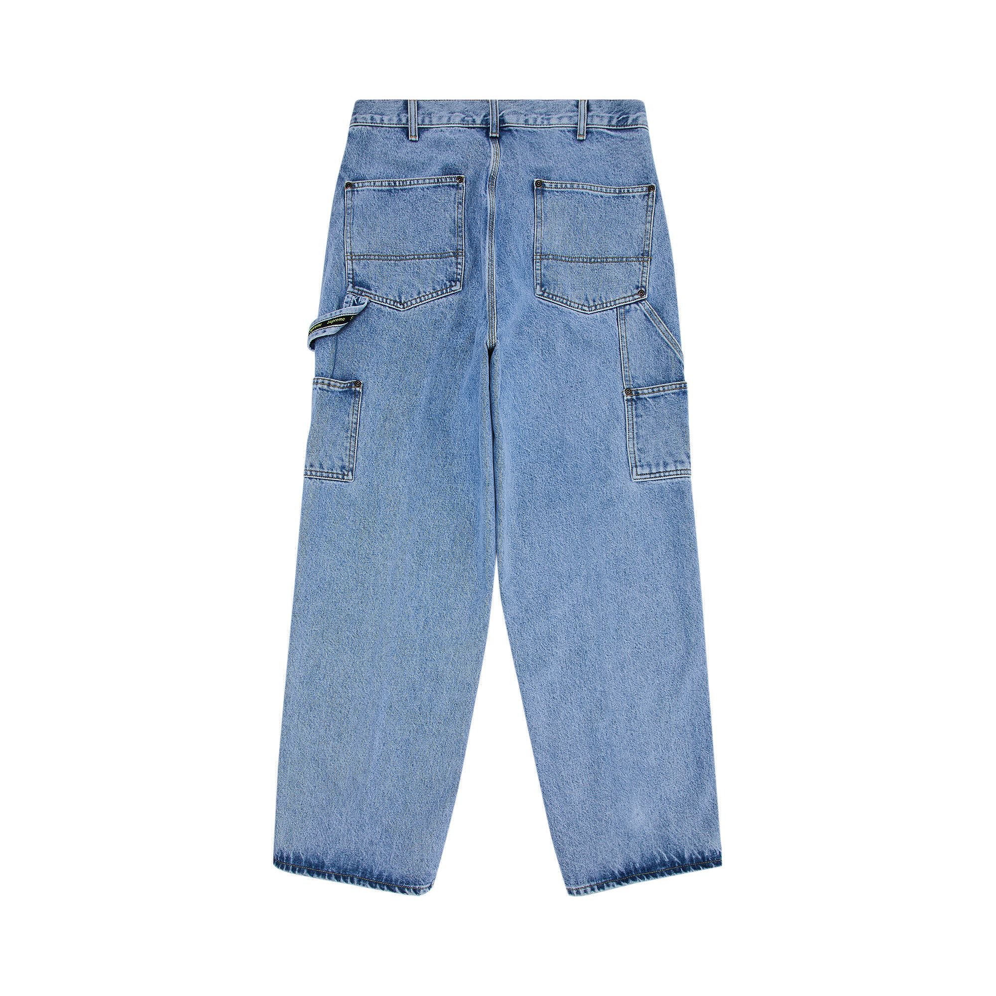 Supreme Double Knee Painter Pant (SS24) Washed Indigo Men's