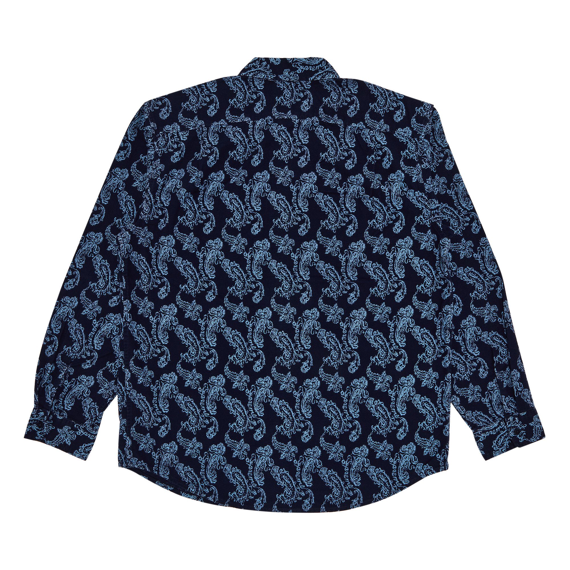 Buy Supreme Paisley Flannel Shirt 'Navy' - FW24S43 NAVY | GOAT