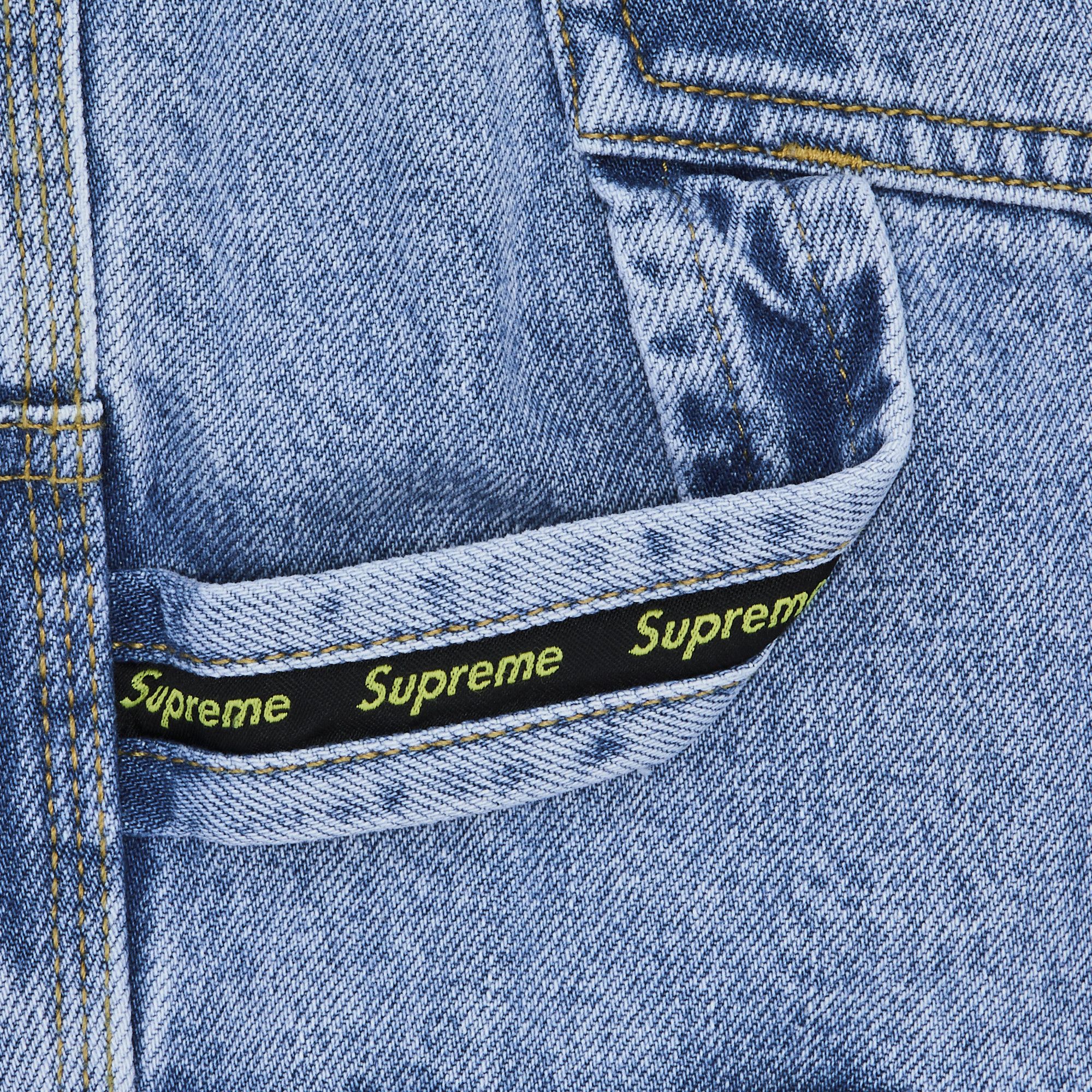 Buy Supreme Double Knee Painter Pant 'Washed Indigo